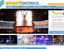 Tablet Screenshot of eventworks.com